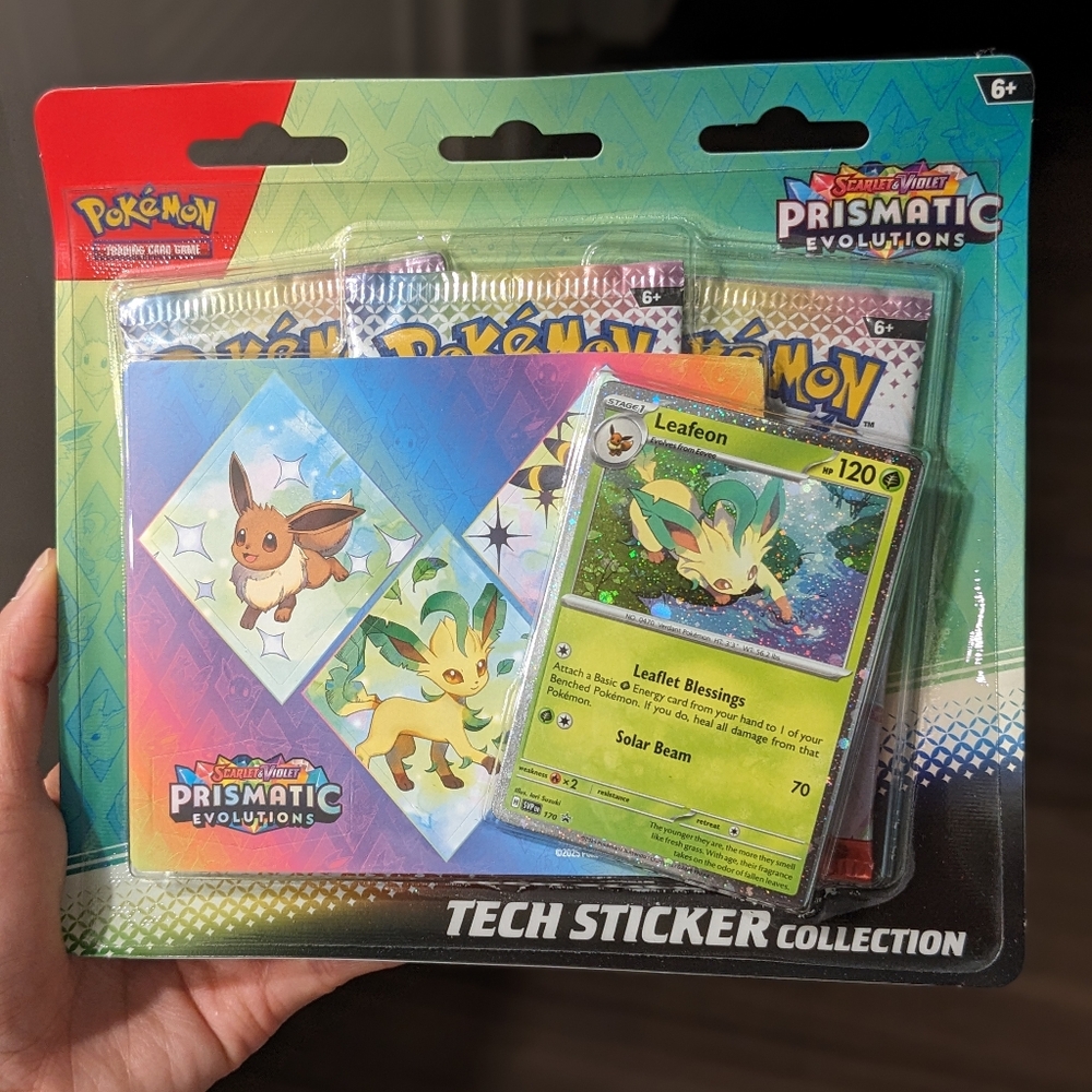 💎 Prismatic Evolutions 💎 Tech Sticker Collection Full Set of 3 - Pokemon Cards - Picture 10 of 12